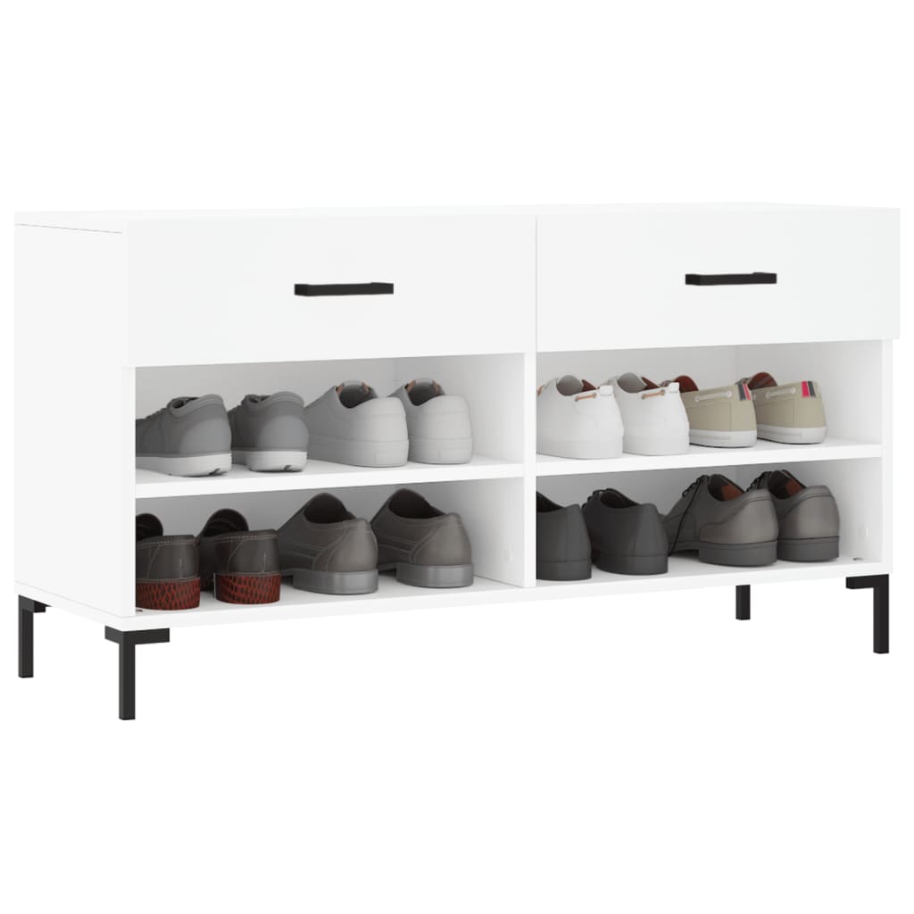 Divano scarpa Vidaxl 102x35x55 cm in legno trasformato