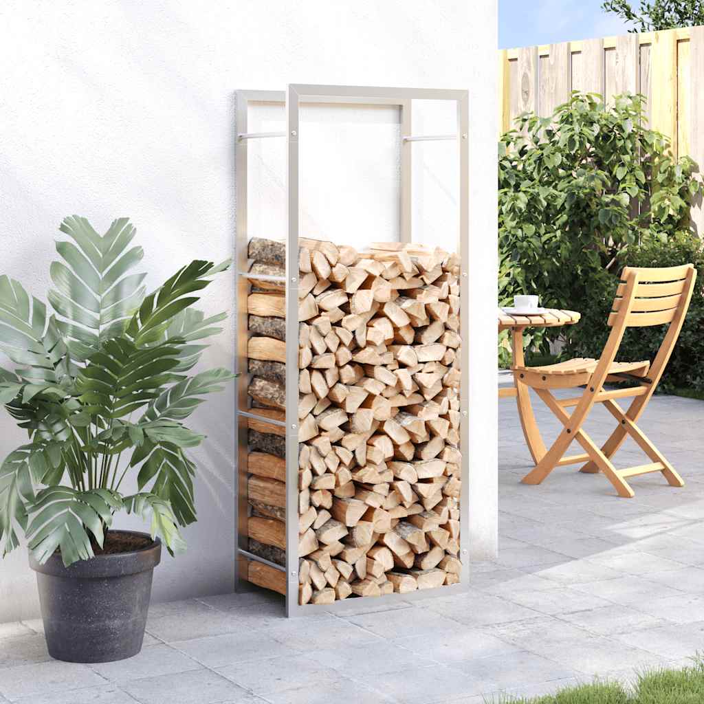 Chimenea de Vidaxl 50x28x132 cm de acero inoxidable
