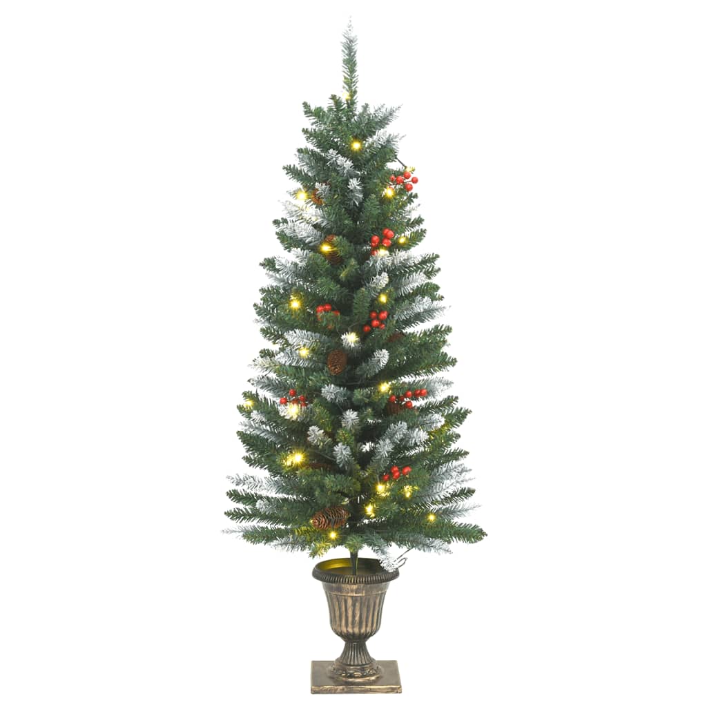 VidaXL Kunstkerstbomen 2 st 100 LED's 120 cm groen