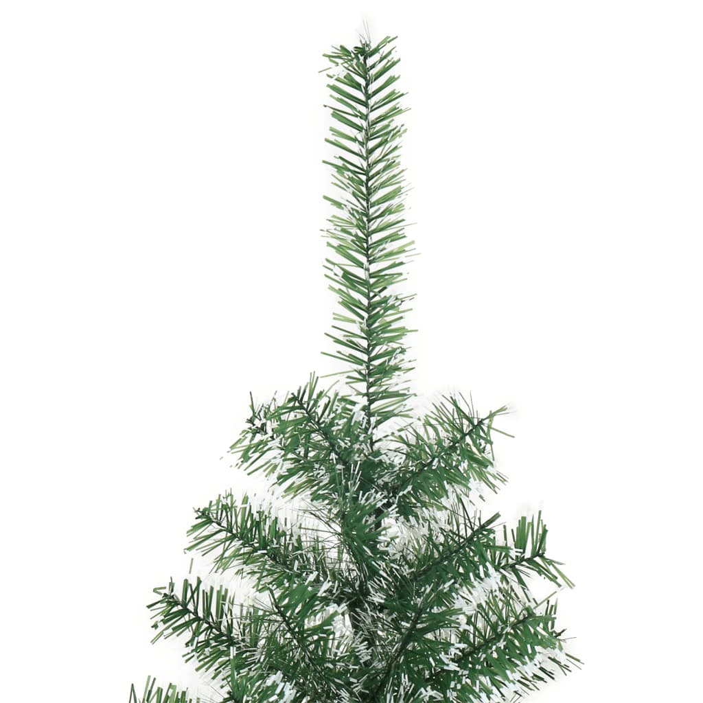 Vidaxl Kunstkerstboom con neve 210 cm verde