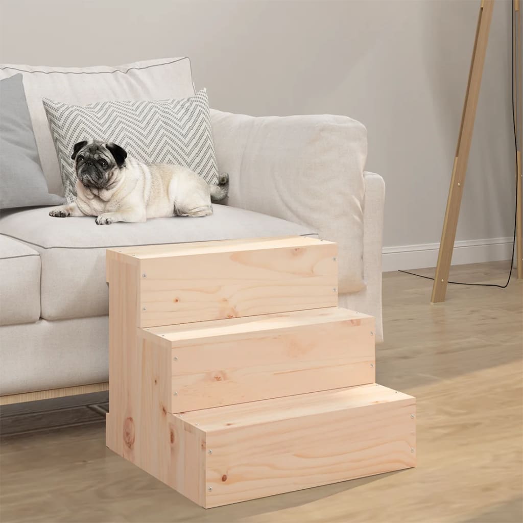 VIDAXL PET Scala 40x37.5x35 cm Pinna solida