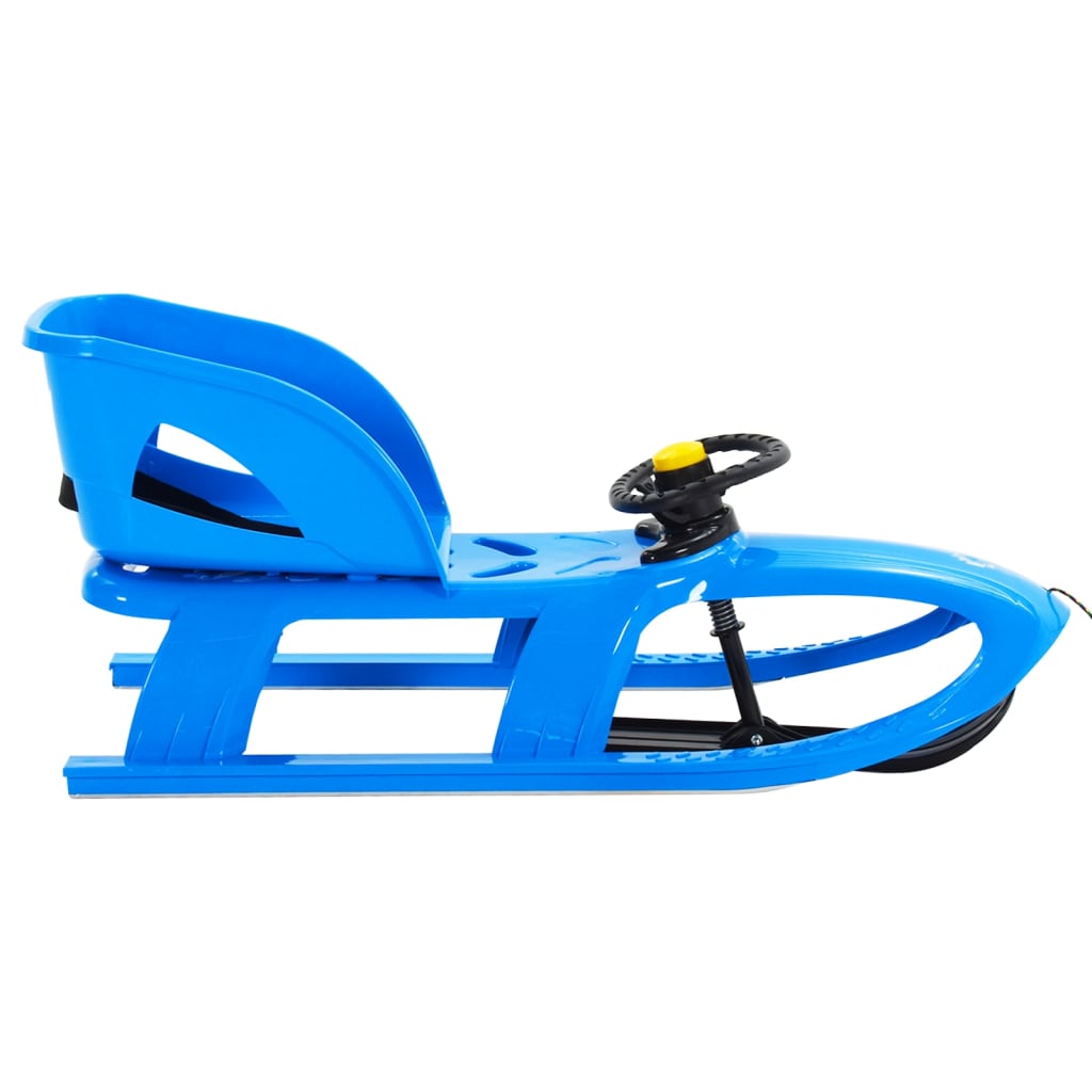 Slee Vidaxl con posti a sedere e sterzo 102.5x40x23 cm blu polipropene