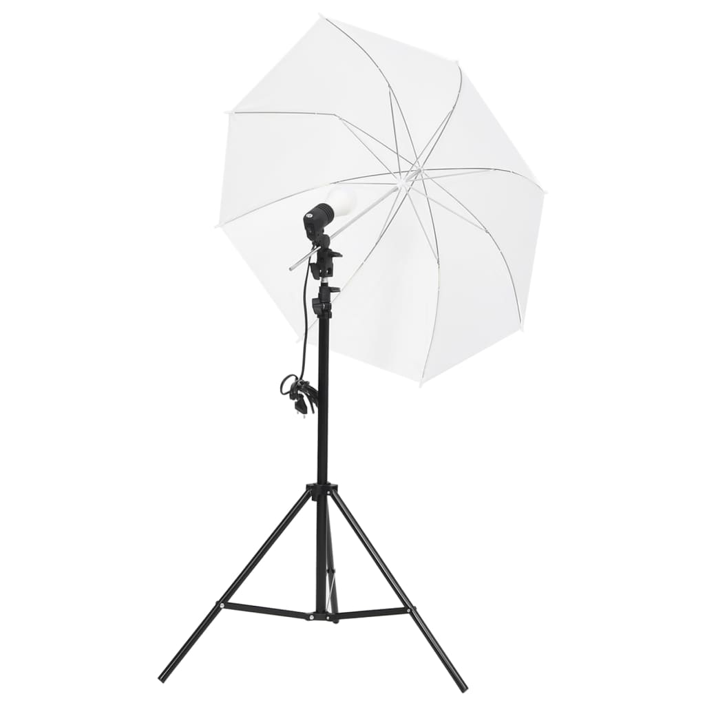 Vidaxl Photo Studio Set con sfondo e riflettore set di illuminazione