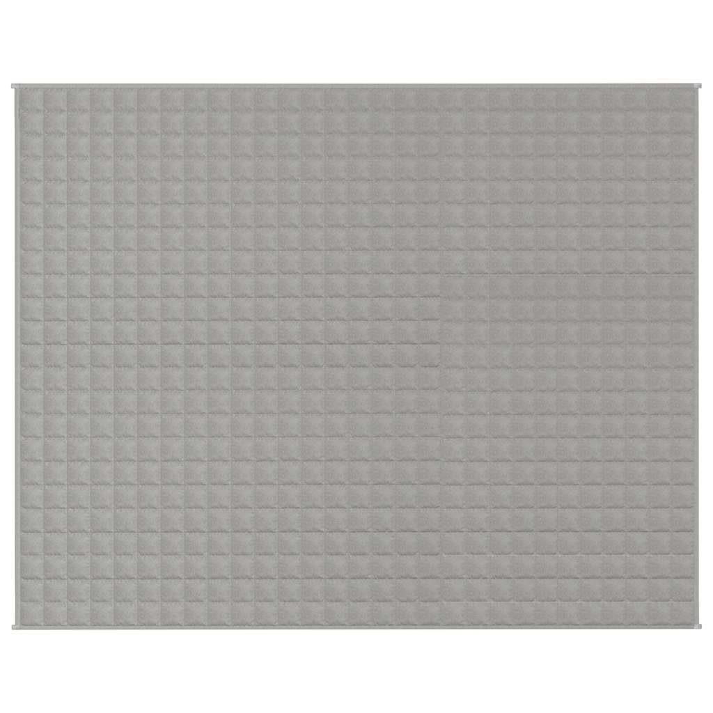 Vidaxl Weakage Manta 235x290 cm 15 kg de tela gris