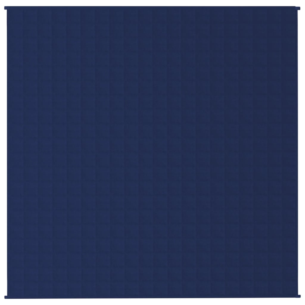 Vidaxl Weakage Blanket 200x200 cm 9 kg de tela azul