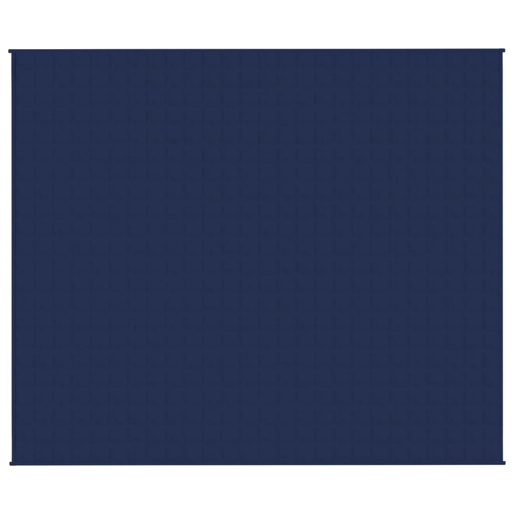 VIDAXL Coperta debole 220x260 cm 15 kg di tessuto blu