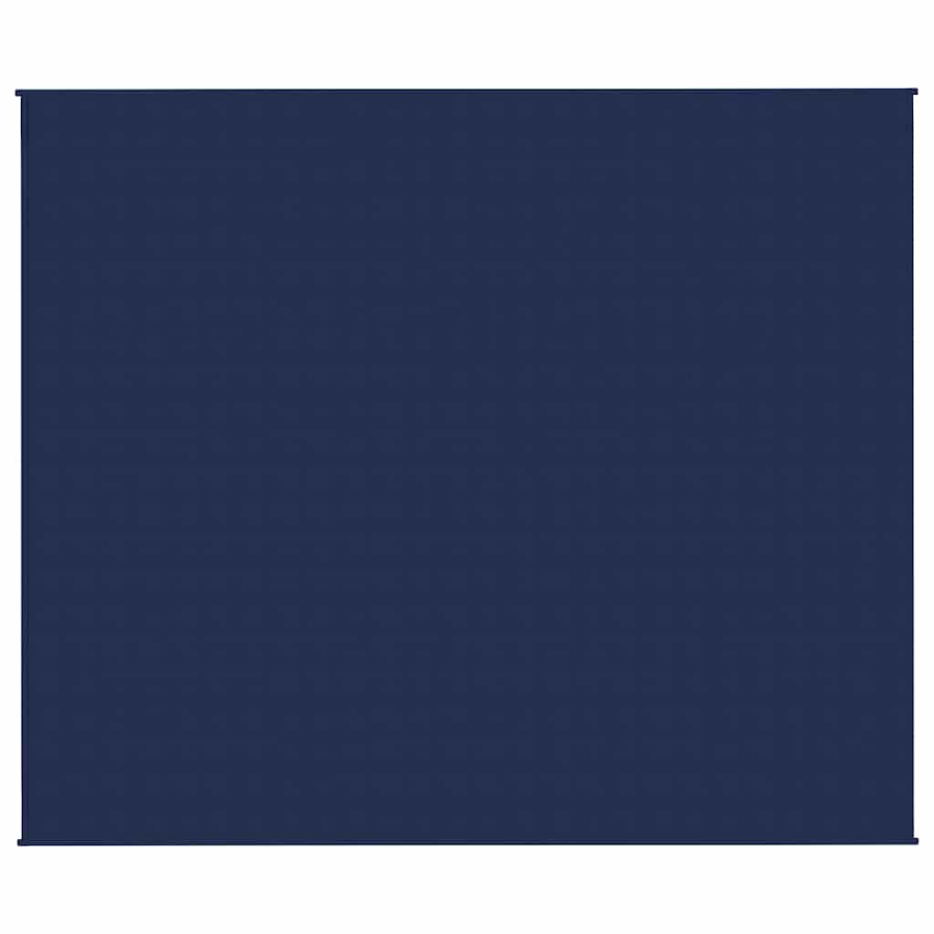 VIDAXL Coperta debole 220x260 cm 15 kg di tessuto blu