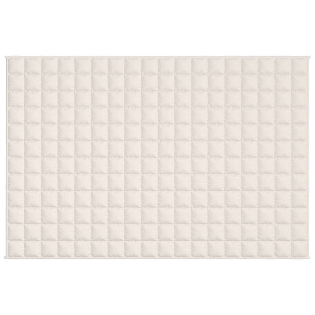 VIDAXL BOVERSE DELLA CRESCATURA 120X180 CM 9 kg Crema leggera in tessuto