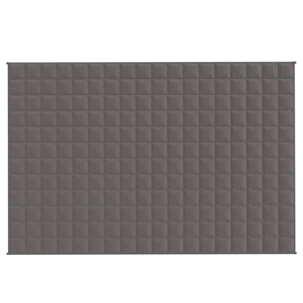 Vidaxl Weakage Manta 120x180 cm 5 kg de tela gris