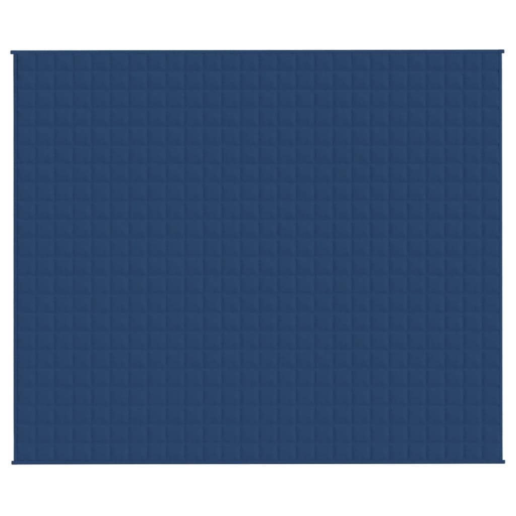 Vidaxl Weakage Manta 220x260 cm 15 kg de tela azul