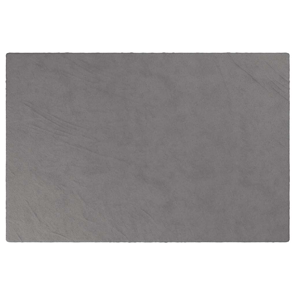 VIDAXL Coperta debole con copertina 120x180 cm 5 kg di tessuto grigio