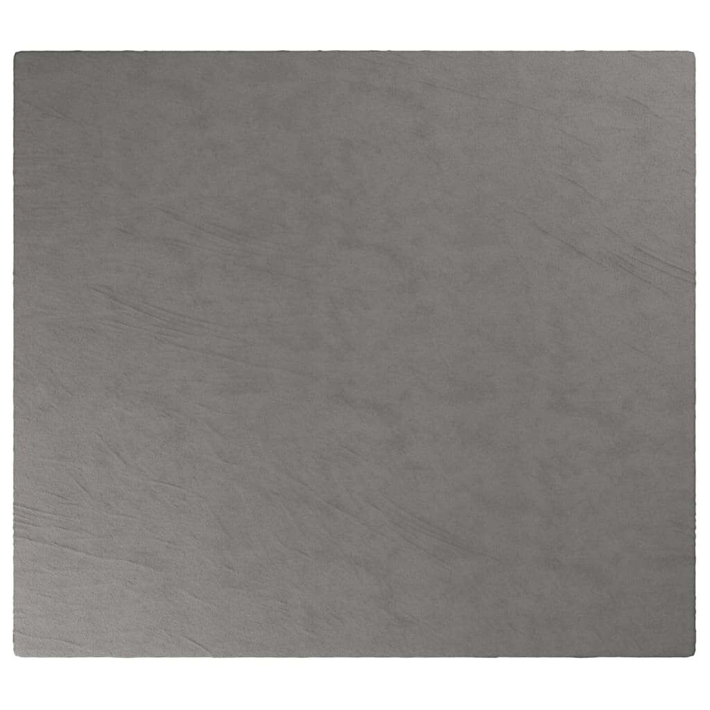 VIDAXL Coperta debole con copertura 200x225 cm 13 kg di tessuto grigio