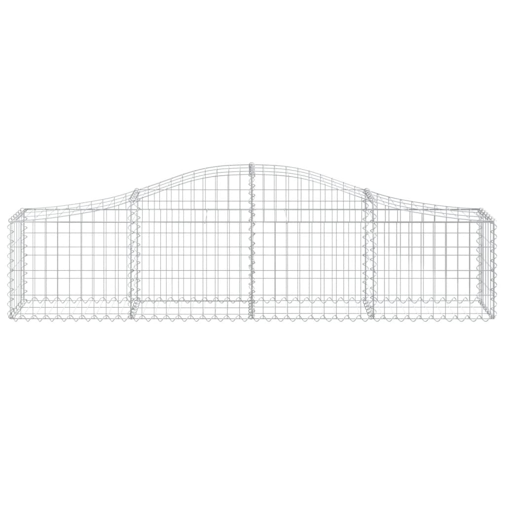 Vidaxl Schanskorf a volta 200x30x40 60 cm Galvanized Iron