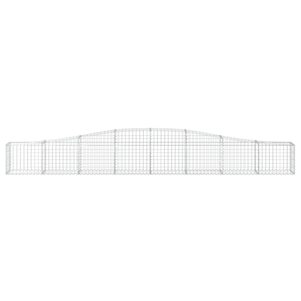 Vidaxl Schanskorf a volta 400x30x40 60 cm Galvanized Iron