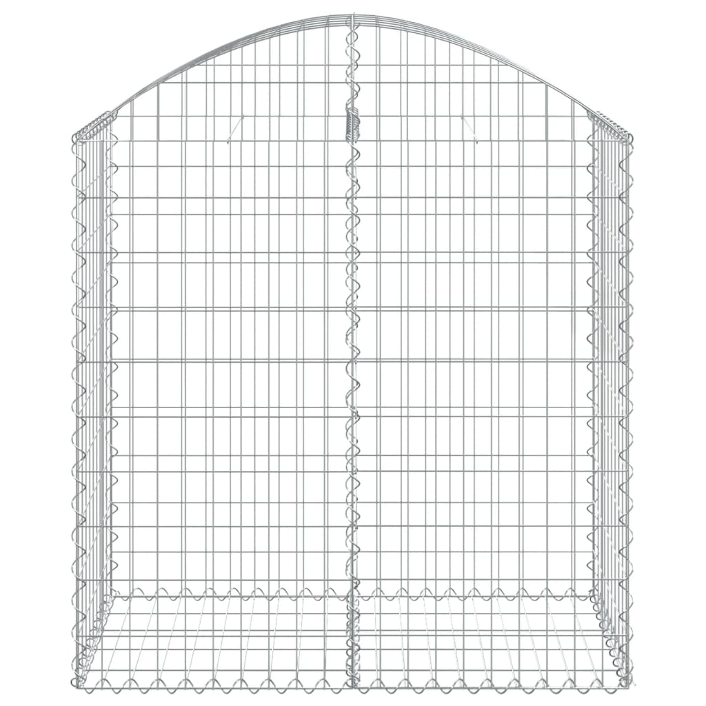 Vidaxl Schanskorf a volta 100x50x100 120 cm galvanizzato
