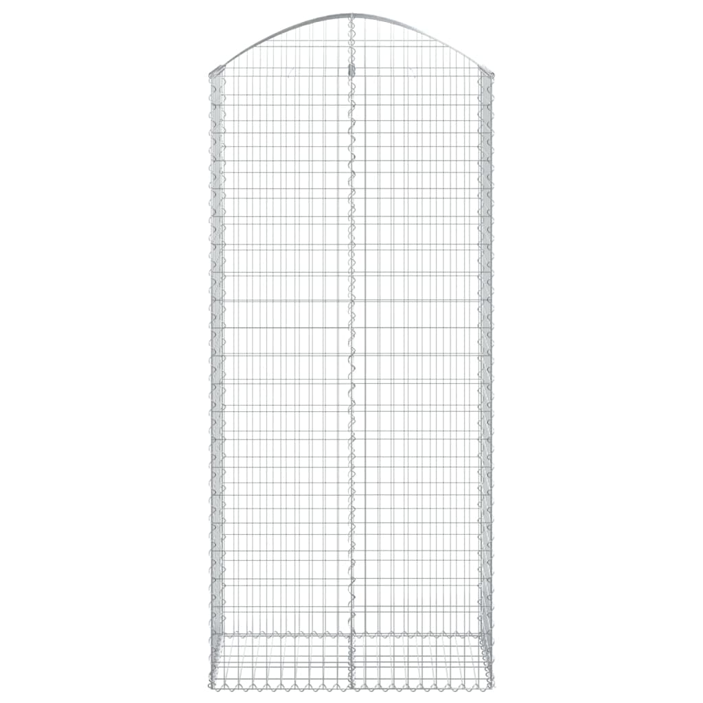 Vidaxl Schanskorf a volta 100x50x220 240 cm galvanizzato