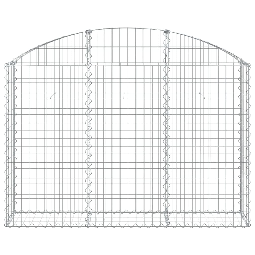 Vidaxl Schanskorf a volta 150x30x100 120 cm Galvanized Iron