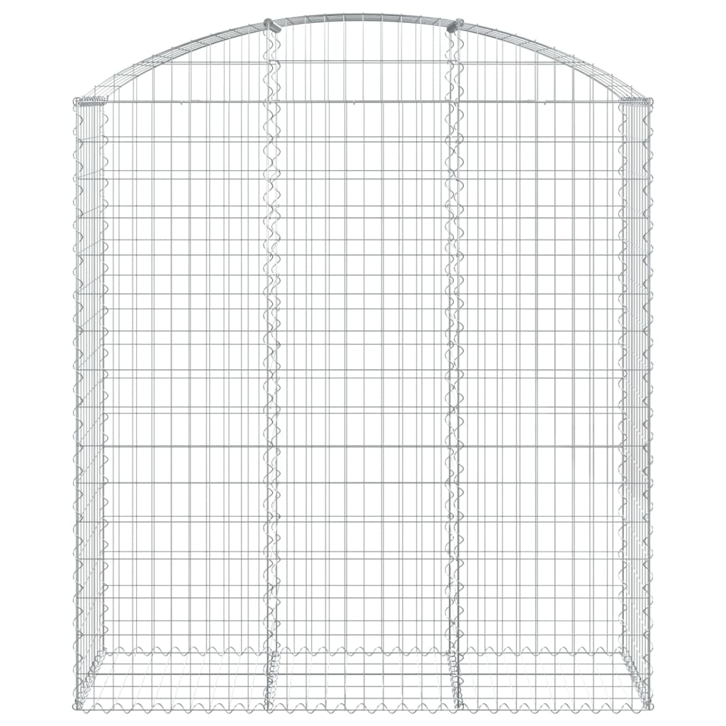 Vidaxl Schanskorf a volta 150x50x160 180 cm galvanizzato