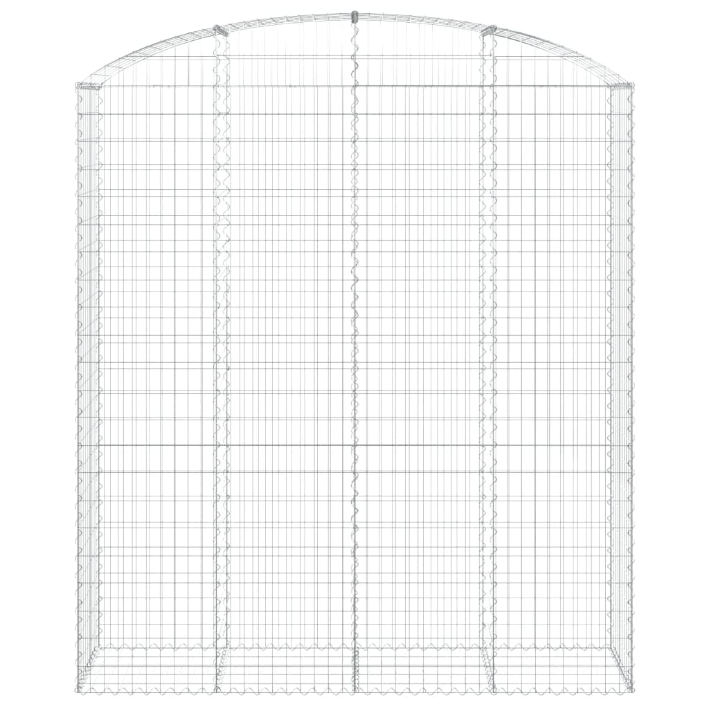 Vidaxl Schanskorf a volta 200x50x220 240 cm Galvanized Iron