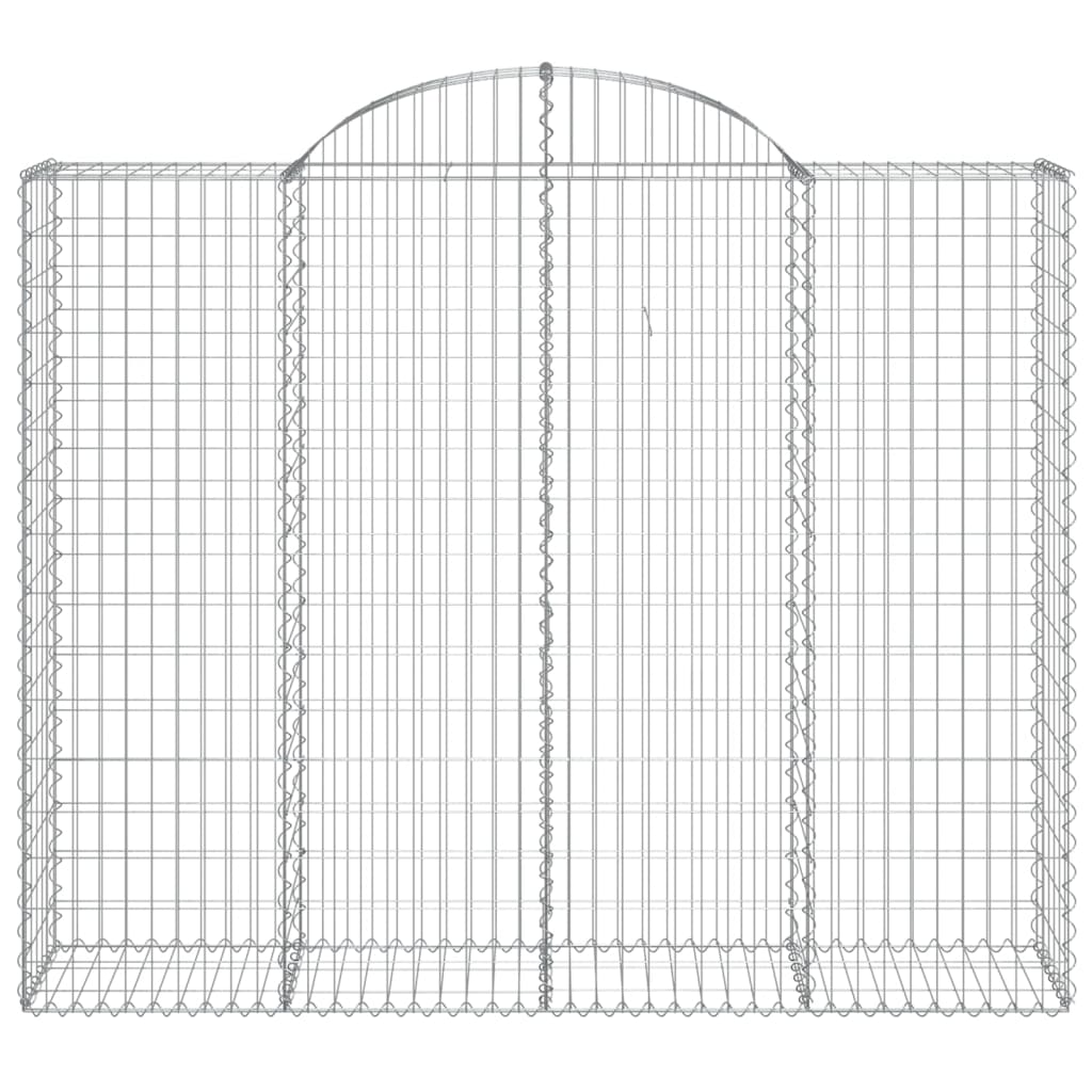 VidaXL Schanskorf gewelfd 200x50x160 180 cm gegalvaniseerd ijzer