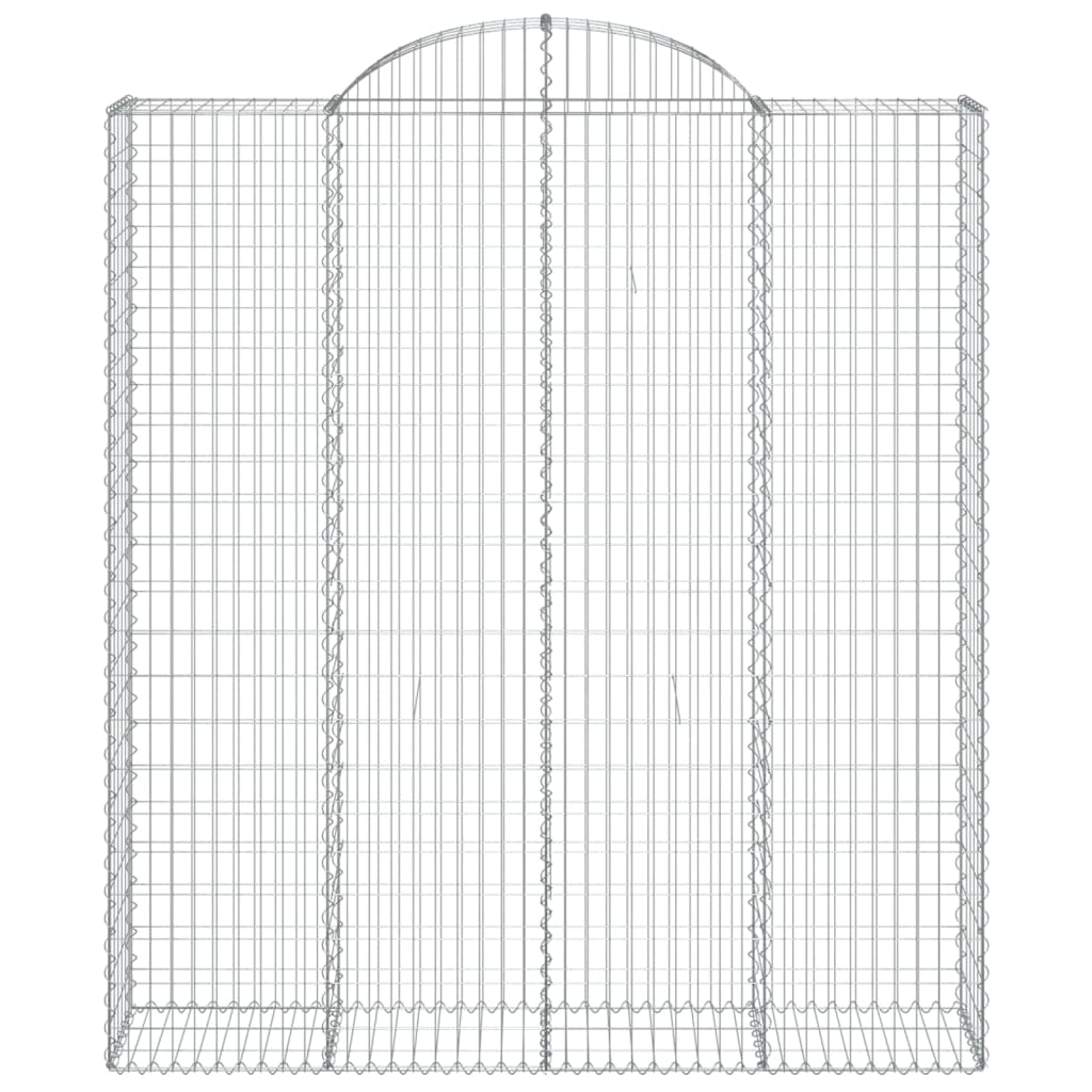 Vidaxl Schanskorf a volta 200x50x220 240 cm Galvanized Iron