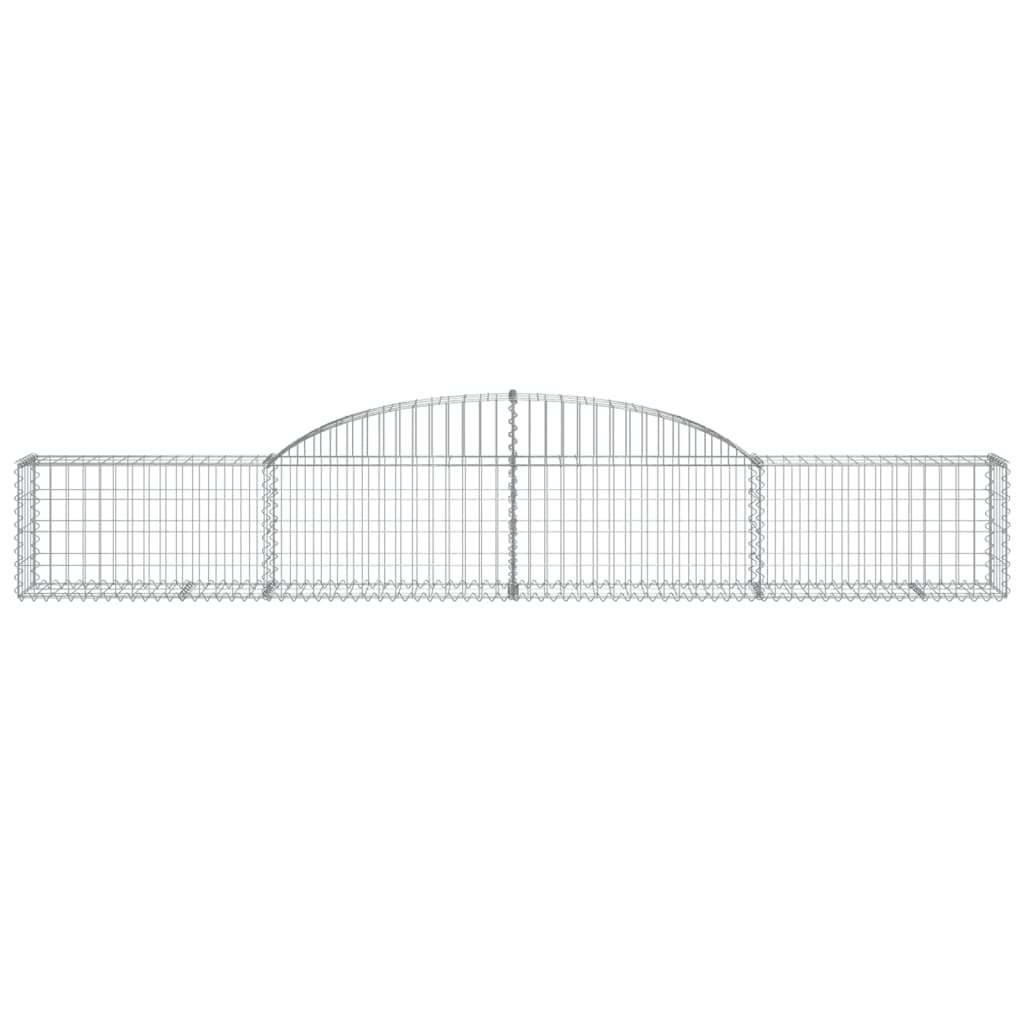 Vidaxl Schanskorf a volta 300x30x40 60 cm Galvanized Iron