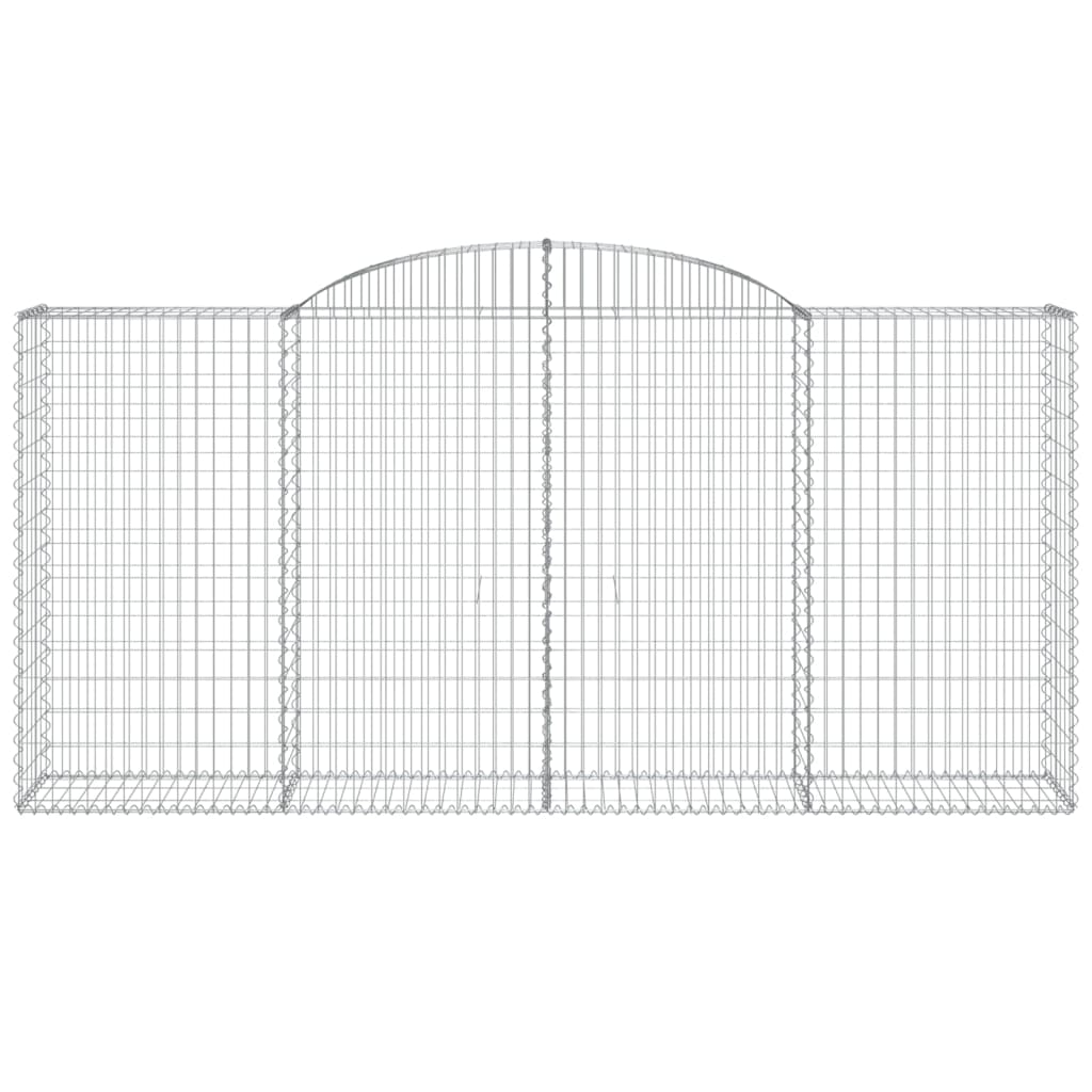 Vidaxl Schanskorf a volta 300x50x140 da ferro zincato da 160 cm