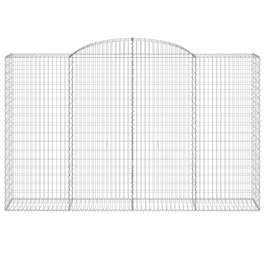 Vidaxl Schanskorf abovedado 300x50x180 200 cm de hierro galvanizado