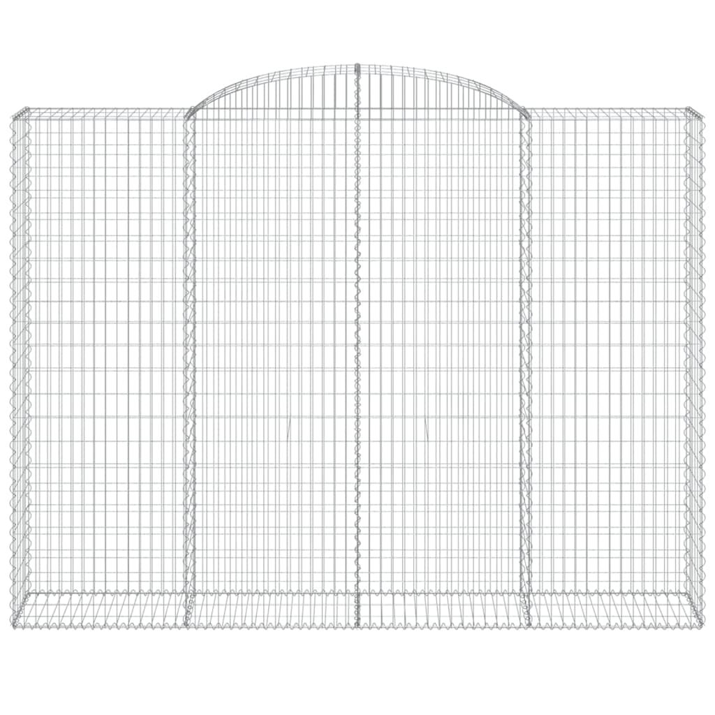 Vidaxl Schanskorf a volta 300x50x220 240 cm galvanizzato