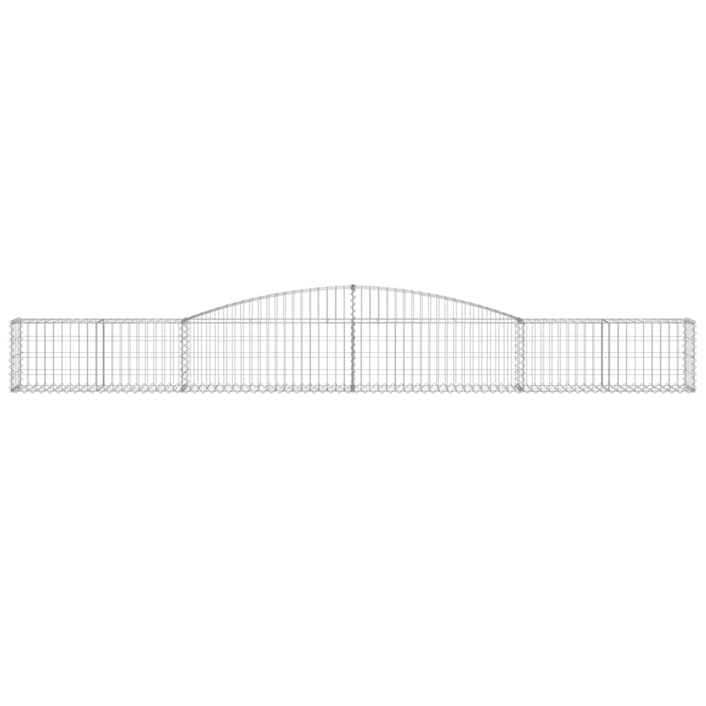 Vidaxl Schanskorf a volta 400x30x40 60 cm Galvanized Iron