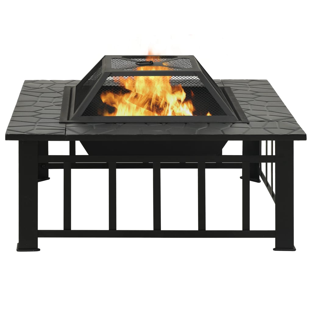 VIDAXL CIRNOTTO CON POKER XXL 79x79x46.5 Acciaio