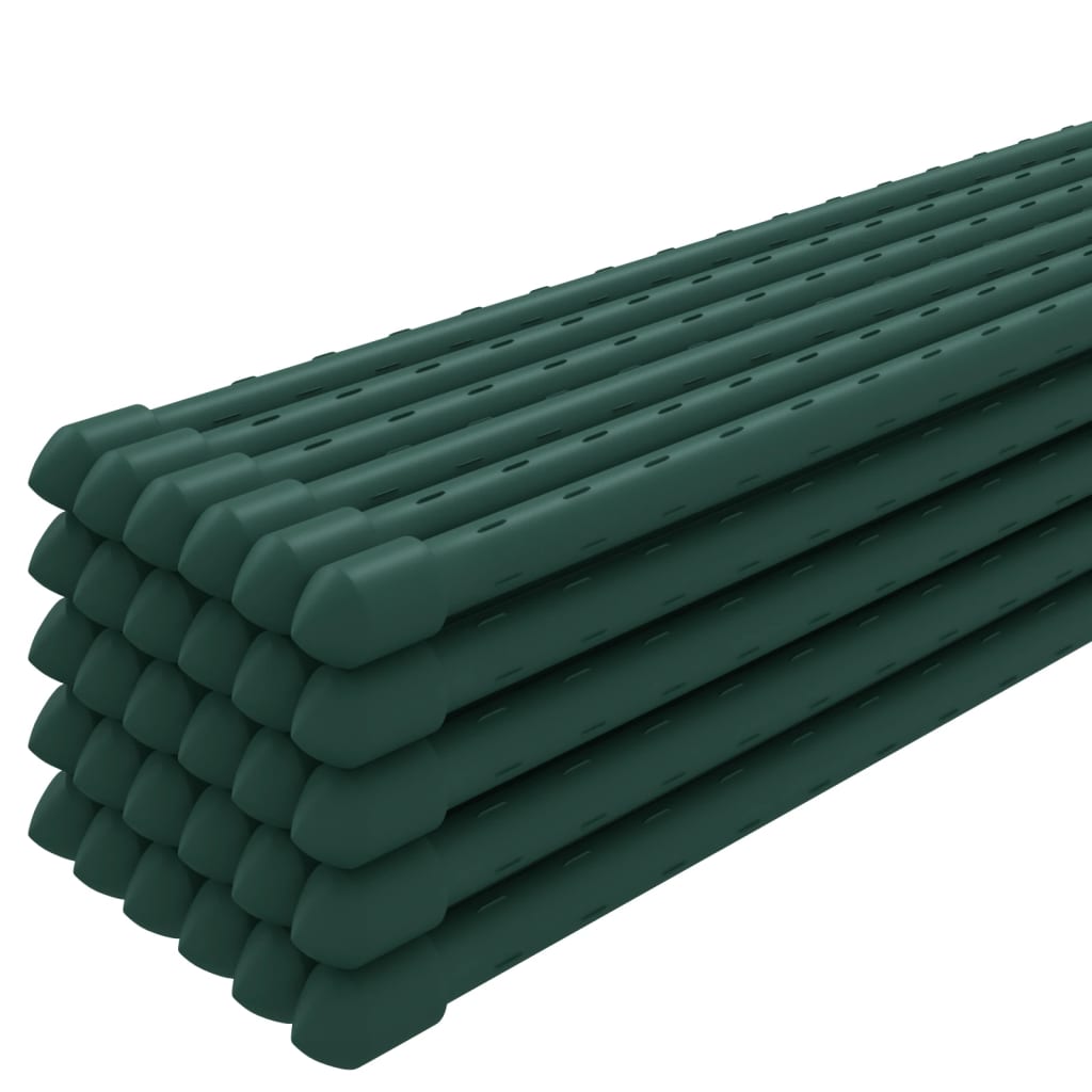 Vidaxl Plant Stakes 30 St 60 cm in acciaio verde