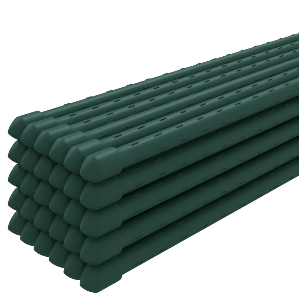 Vidaxl Plant Stakes 30 St 180 cm in acciaio verde