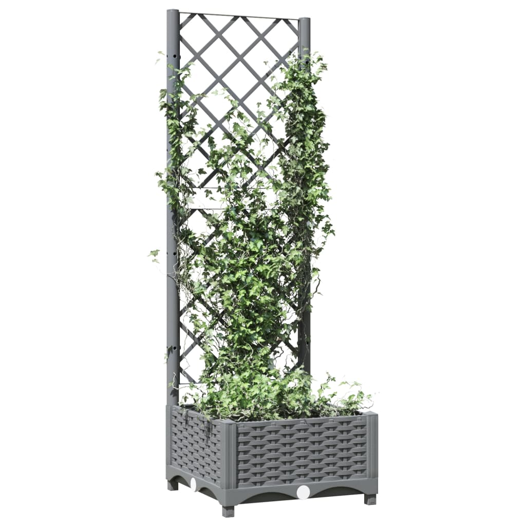 Vidaxl Planning Box con Slat Work 40x40x121.5 cm de polipropeno
