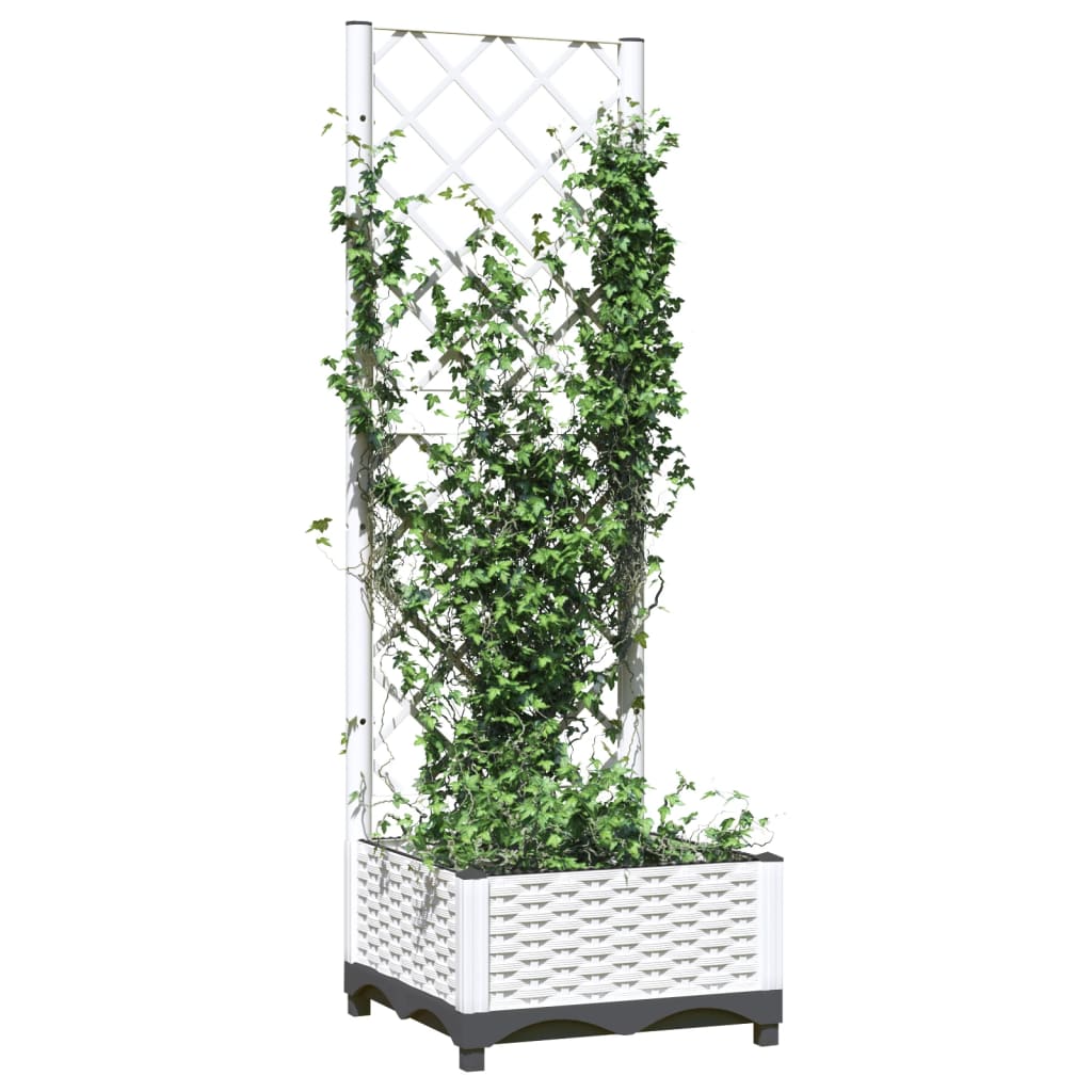 Vidaxl Planning Box con Slat Work 40x40x121.5 cm de polipropeno