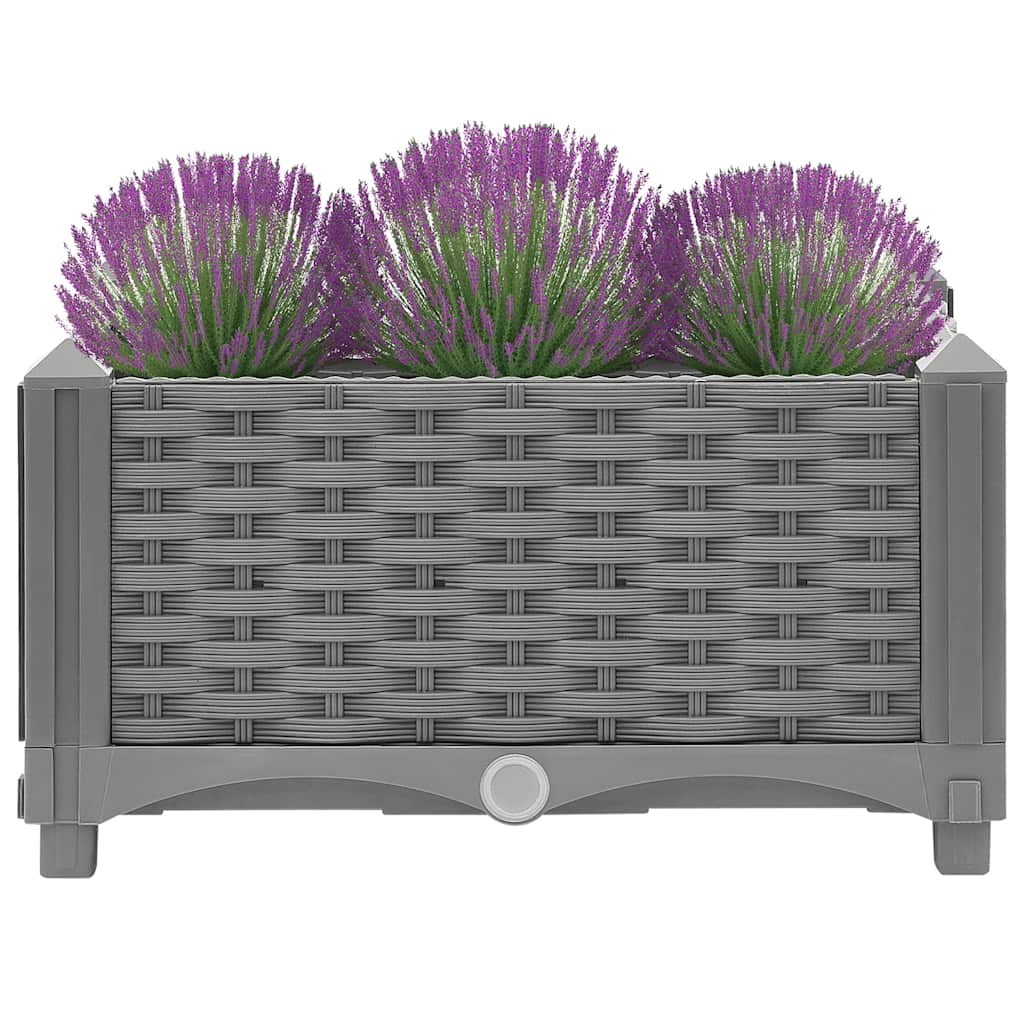 Jardinera vidaxx elevada 40x40x23 cm polipropileno