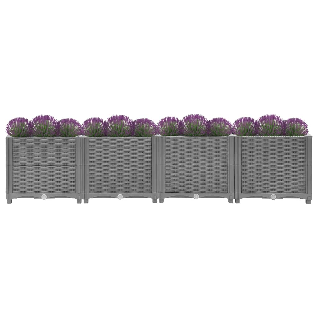 Vidaxl Planter recaudó 160x40x38 cm polipropeno
