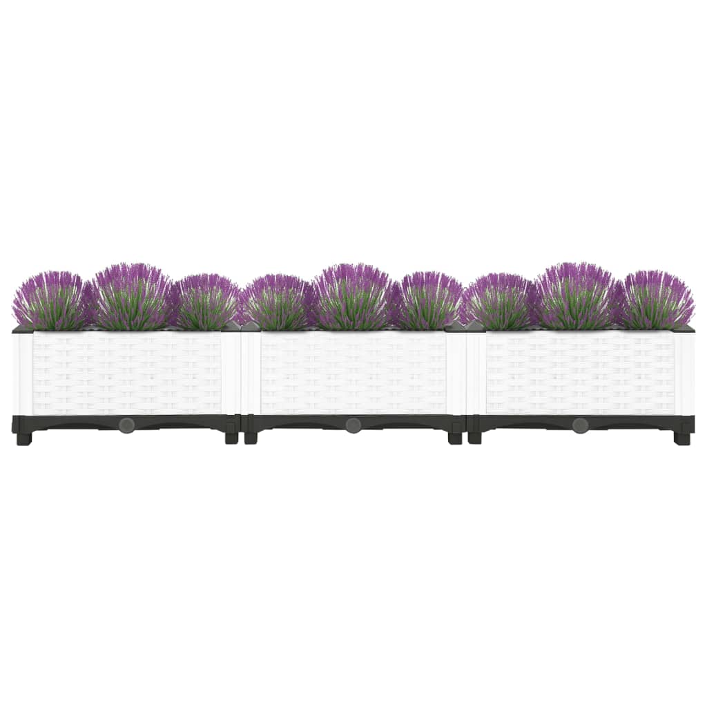 Vidaxl fioriera ha raccolto polipropene da 120x40x23 cm