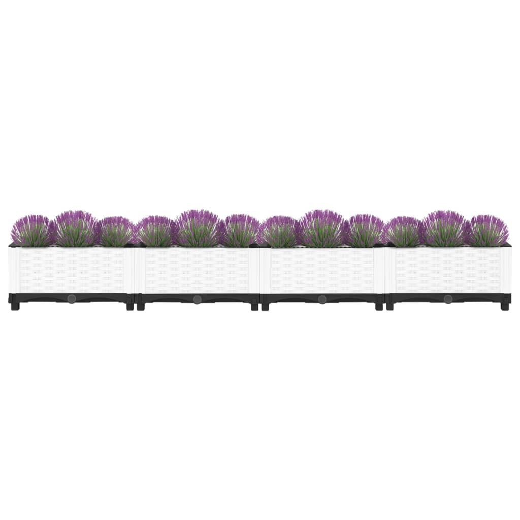 Vidaxl Planter recaudó 160x40x23 cm de polipropeno