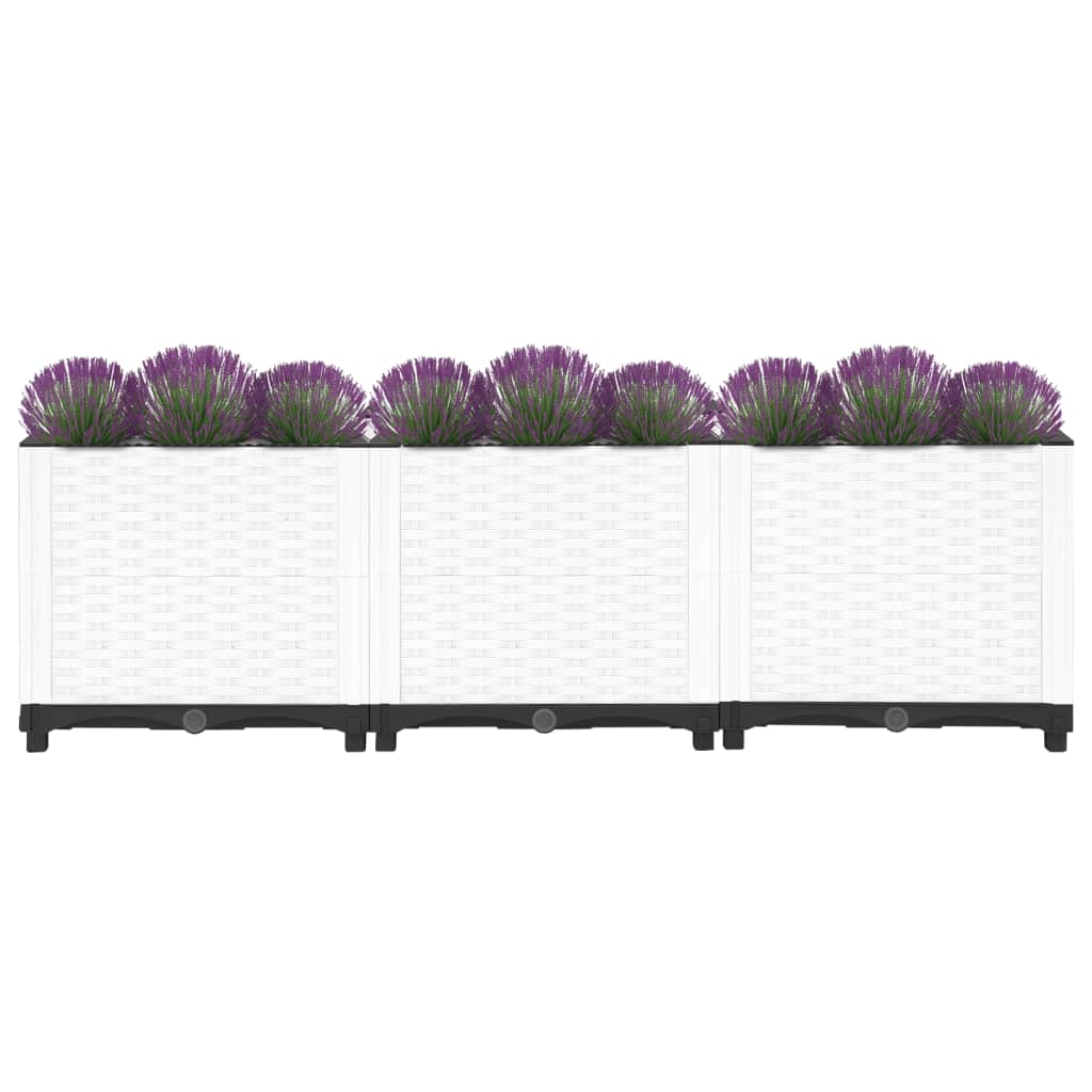 Vidaxl fioriera raccolta in polipropene da 120x40x38 cm