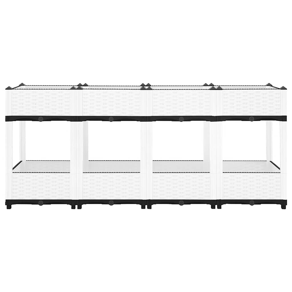 Vidaxl plantenbak verhoogd 160x40x71 cm polypropeen