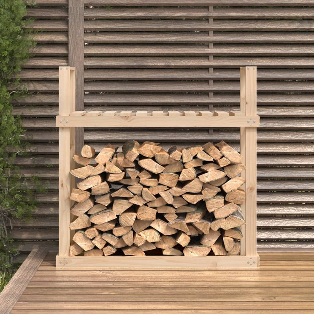 Chimenea de Vidaxl 110x35x108.5 cm de pino sólido