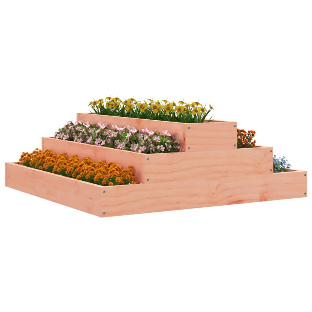 Vidaxl Planning Box 80x80x27 cm Douglhout sólido