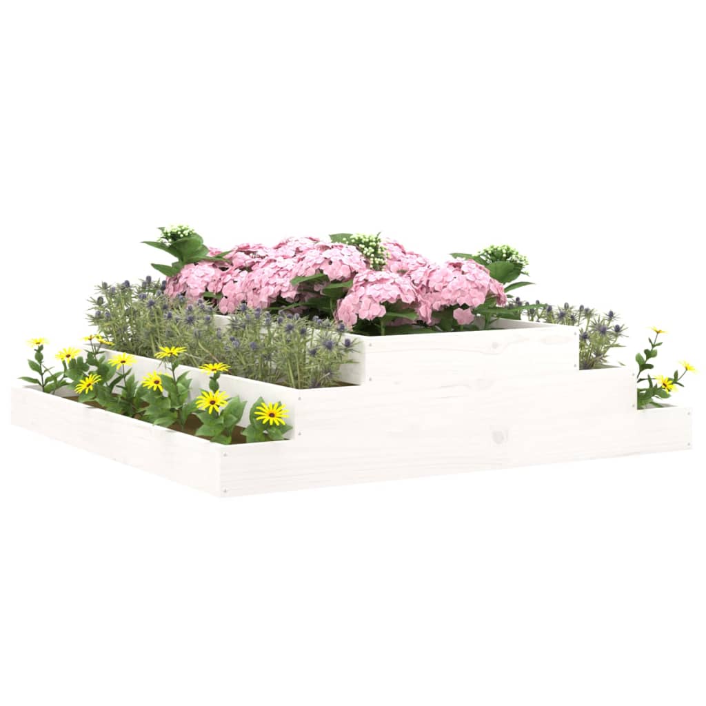 Vidaxl Planning Box 110x110x27 cm de pino sólido