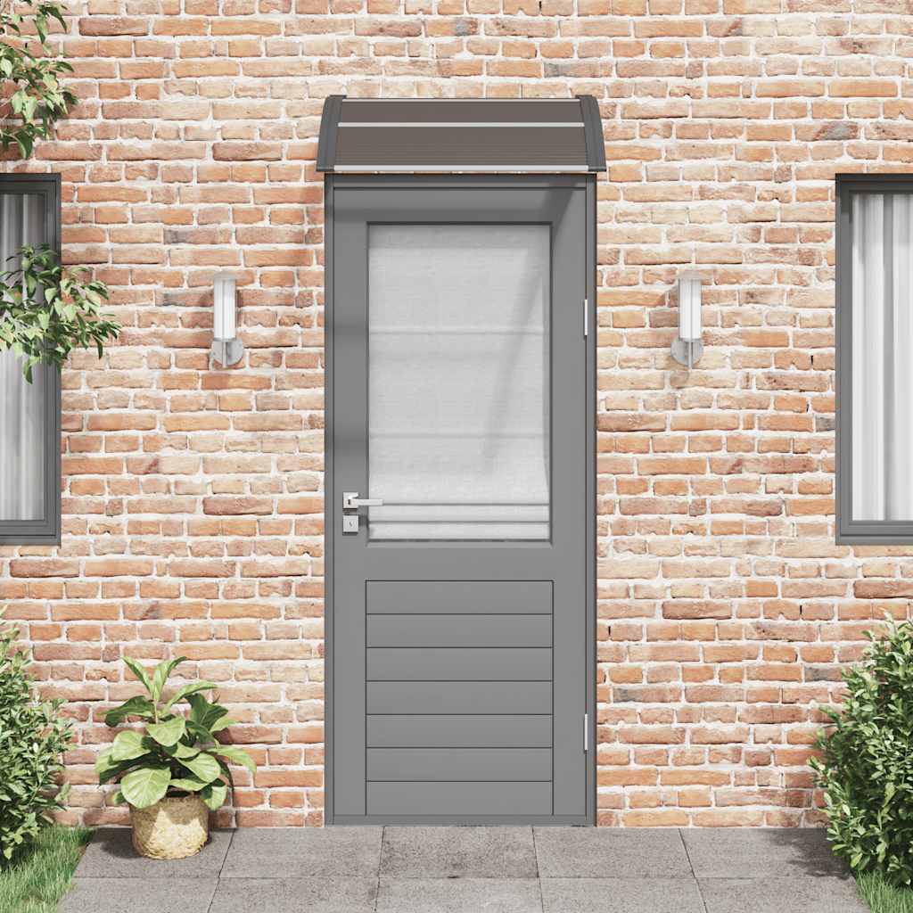 Vidaxl Port Canopy 80x75 cm Policarbonato nero