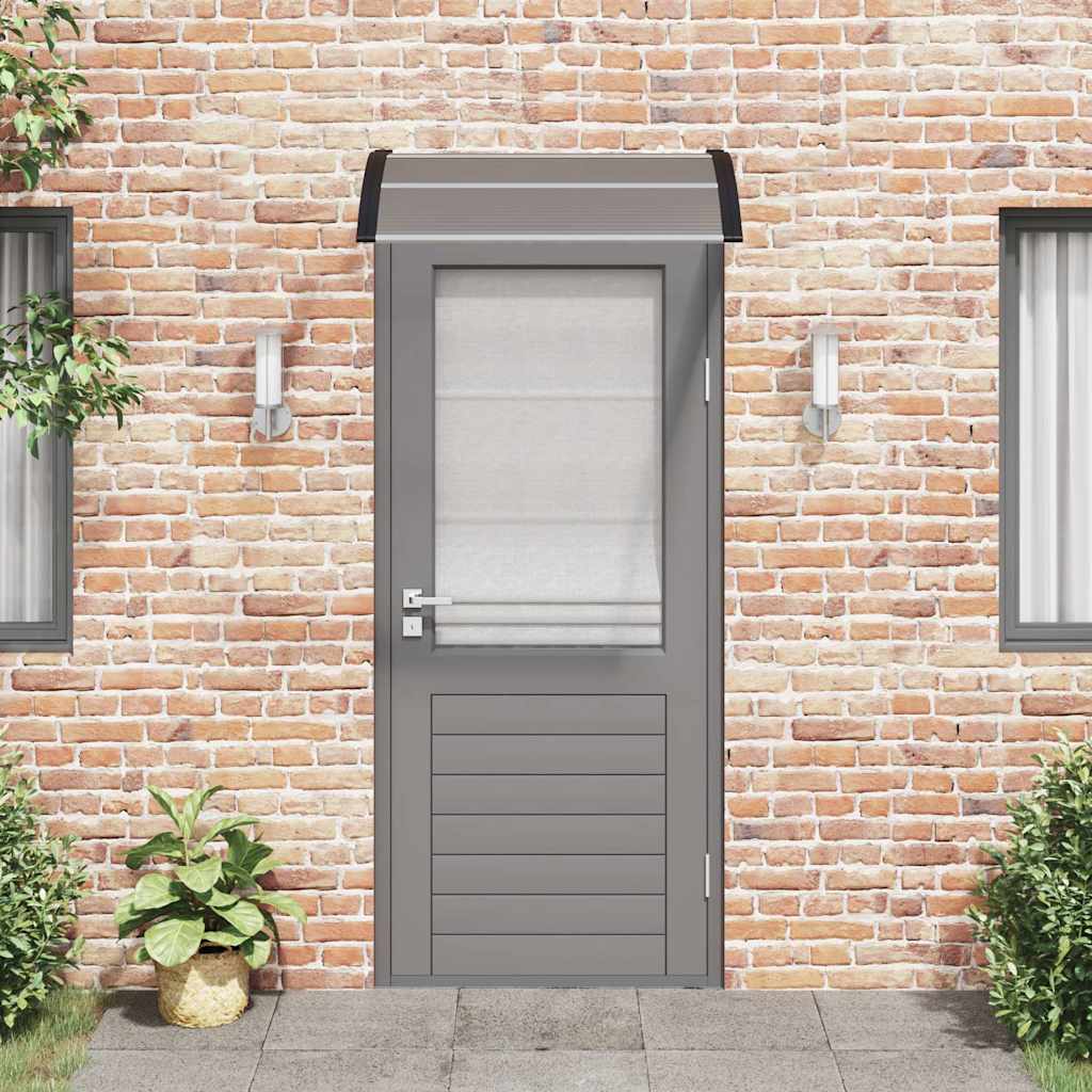 Vidaxl Port Canopy 100x75 cm Policarbonato nero