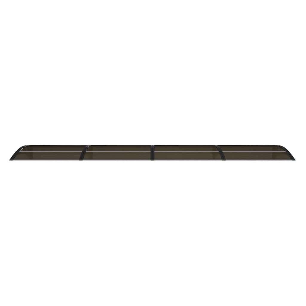 Vidaxl Port Canopy 400x75 cm Policarbonato nero