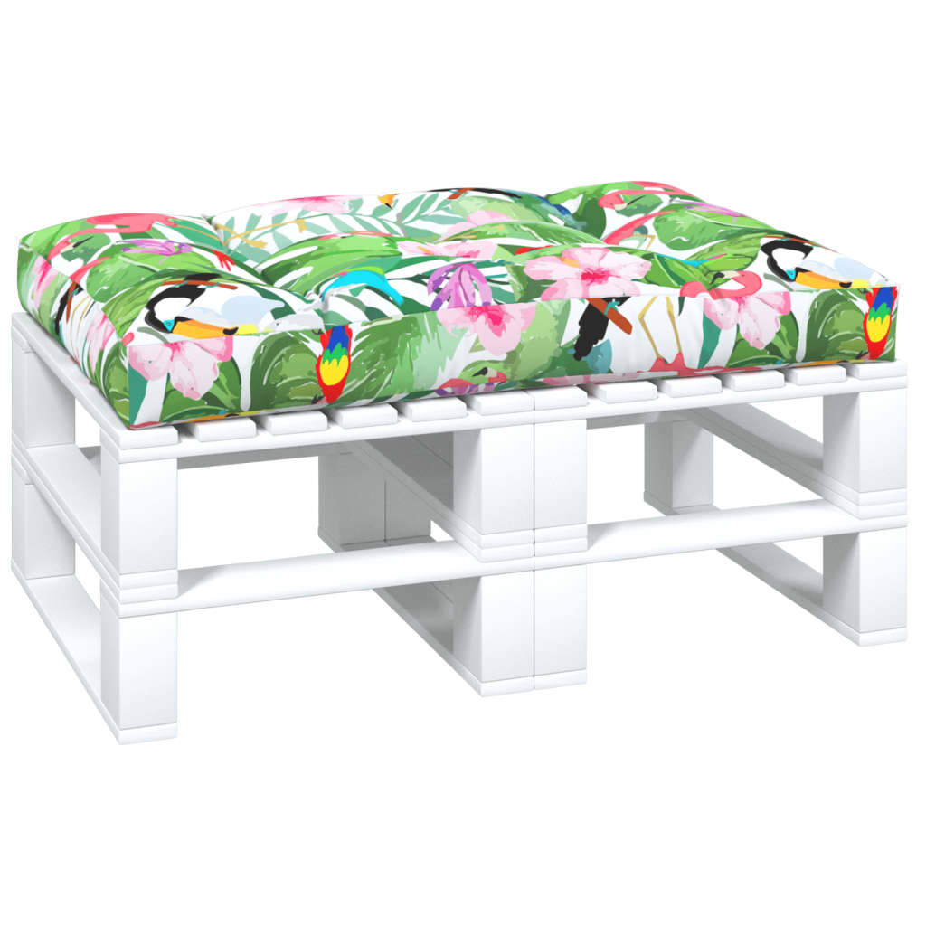 Cuscino per pallet VidaXL 120x80x12 cm in tessuto multicolore
