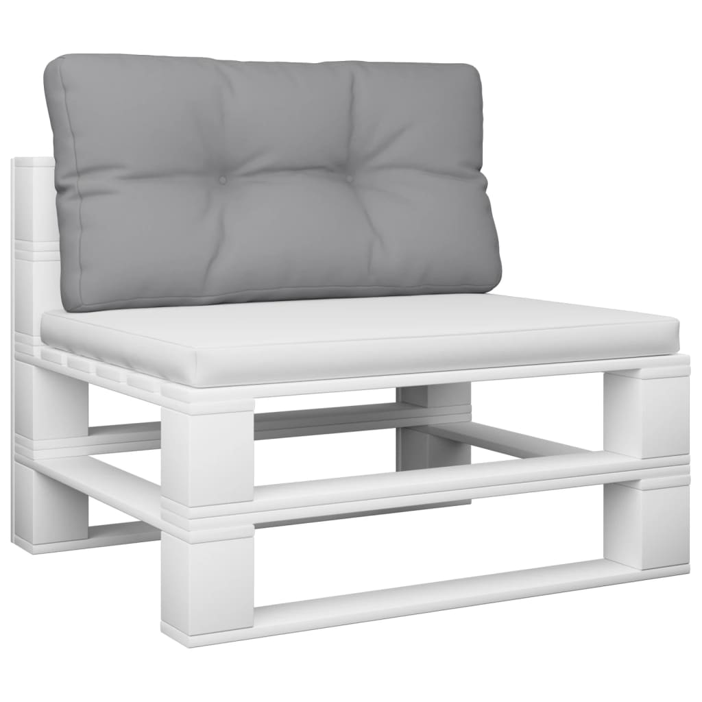 Vidaxl Pallet Cushion 70x40x12 CM Fabric Gray
