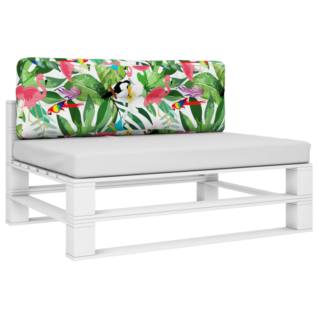 Cuscino per pallet VidaXL 120x40x12 cm in tessuto multicolore